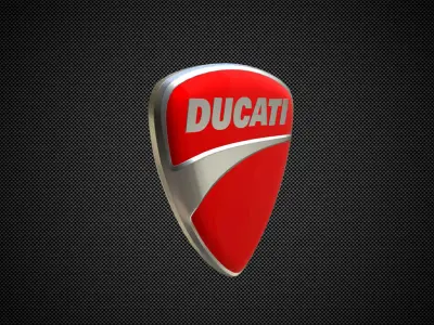 ducati logo 3D model