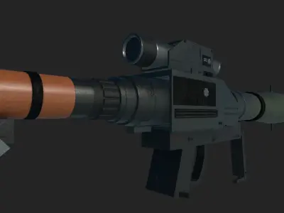 Launcher Gun 3D model