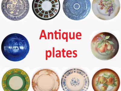 Antique and vintage plate Pack 