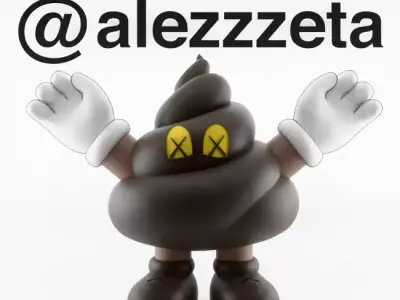 Kaws Poop Textured 3D model