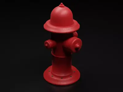 Fire Hydrant 3D model buy