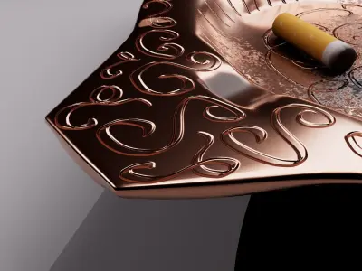 Elegant Ashtray 3D model