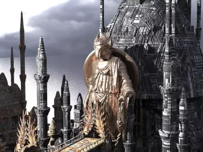 Dragons Bounty Hunter Temple 2  3D model