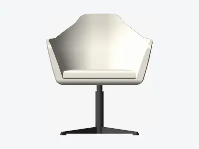 Chair - Simplicity - 4 Star Base Low-poly 3D model