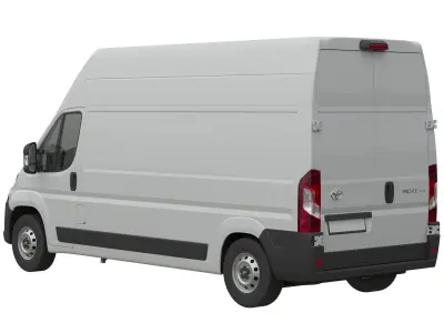 2024 Toyota Proace Max L3H3 Detailed interior 3D model