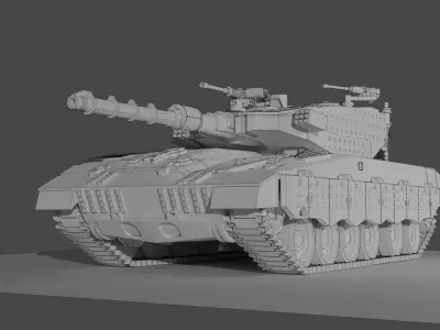 IDF Merkava mark 3 - Batash 3D print model purchase
