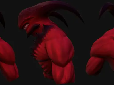 My portfolio Low-poly 3D model
