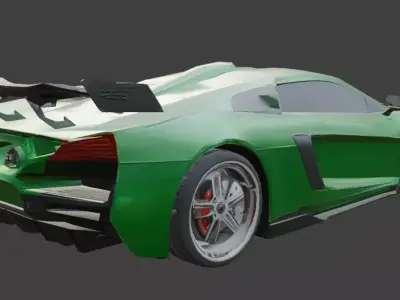 NFS Game Racing Car Low Poly Low-poly 3D model buy