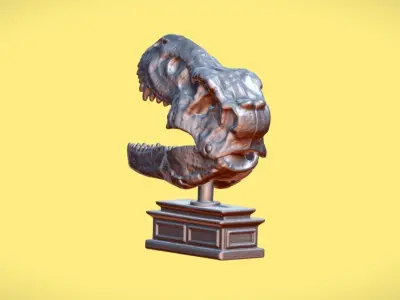 T-REX SKULL TOY - 3D SCAN Free 3D model