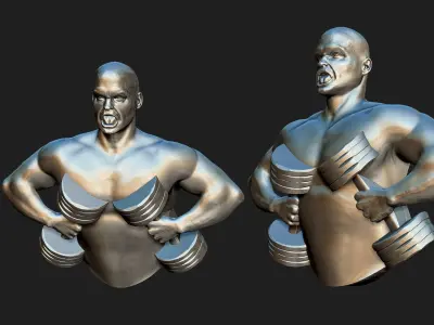 bodybuilder2 3D print model