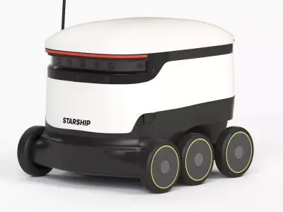 Delivery Robot 01 3D model