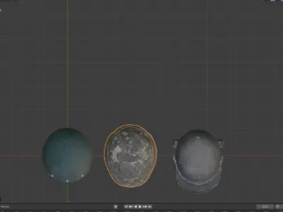 Helm Pack Pubg Low-poly 3D model