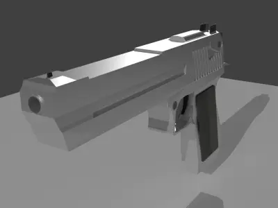 Desert Eagle Free low-poly 3D model