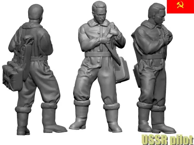 Ussr Pilot 3D print model purchase