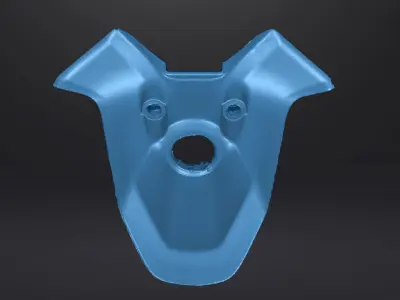 3D Scanned original Ducati 1098 848 1198 Key Cover  3D model