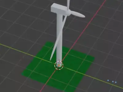 Windmill 3D model purchase