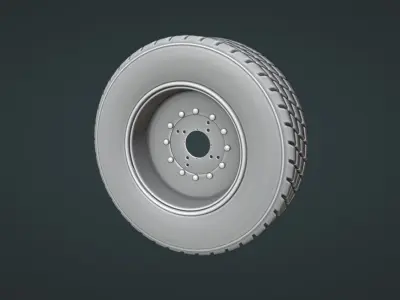 Tire HQ 3D model