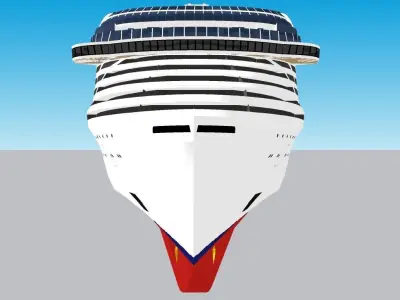 MSC WORLD EUROPA 3D model