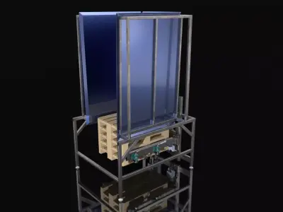 Pallet Dispenser Robot 3D model