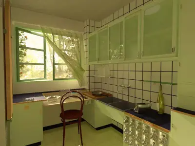 Frankfurt Kitchen Free 3D model