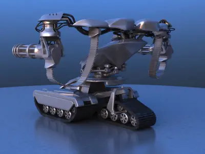 Terminator T1 Salvation Movie 3D model