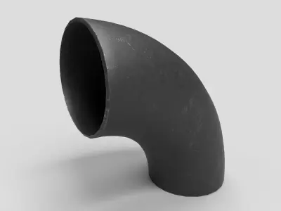 Elbow Pipe Long Radius 12 inches 3D model
