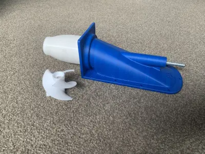 60 mm jet unit 3D print model