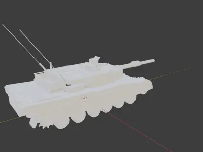 Type 90 Main Battle Tank Free 3D model
