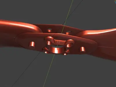 Folding Propeller Free low-poly 3D model