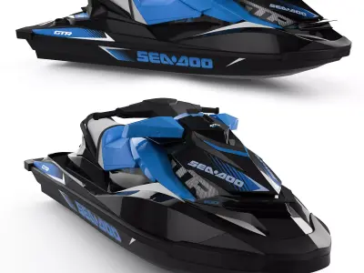 Hydrocycle  SeaDoo GTR 230 3D model