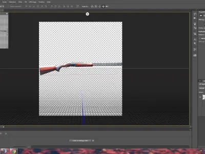 Hunt Gun Chrome Free 3D model
