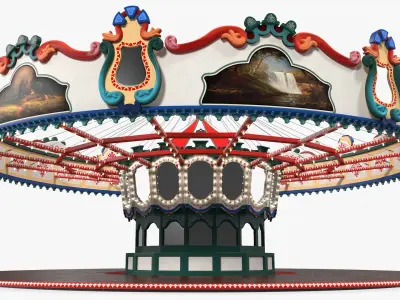Vacant Carousel 3D model