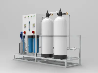 Reverse Osmosis Plant 3D model