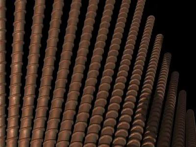 Steel Rod 3D model