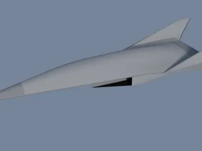 Mach 6 Advanced Manned Interceptor 3D print model