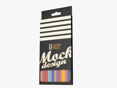 Pencil Box 3D model
