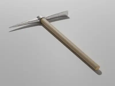Industrial Pickaxe 3D model