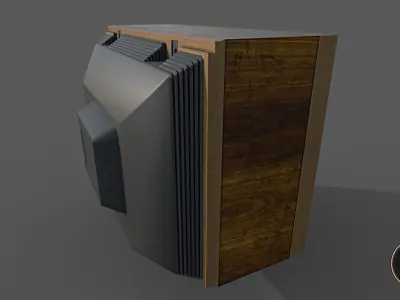 Old TV-Free version Free 3D model