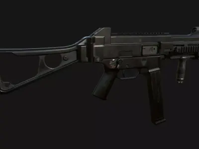 UMP45 - Game Ready Weapon Model Low-poly 3D model