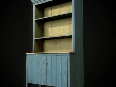 OldDresser01 Free low-poly 3D model