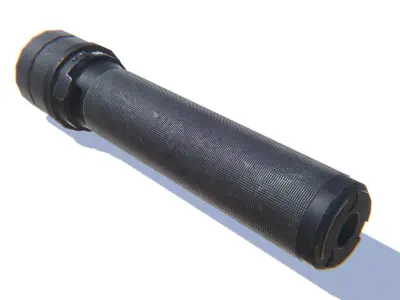 Tactical Silencer 5-45x39 Low-poly 3D model