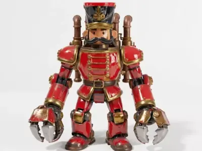 Ironcracker Assault Mech Suit 3D Model Low-poly 3D model