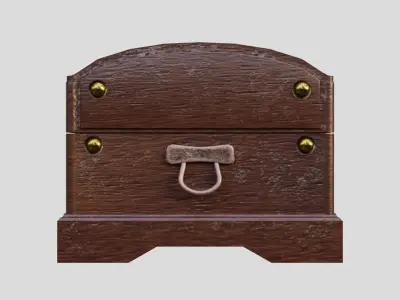 Treasure Chest 3D model 2