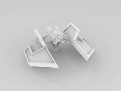 Supreme Fighter - Armada Scale 3D print model