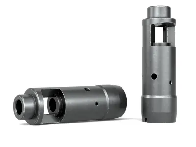 AK74 Muzzle Brake Low-poly 3D model