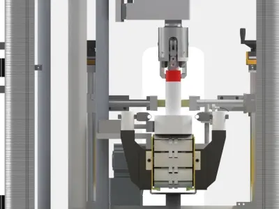 3D design of the automated capping machine 3D model