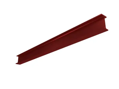 I Beam v1 003 Low-poly 3D model