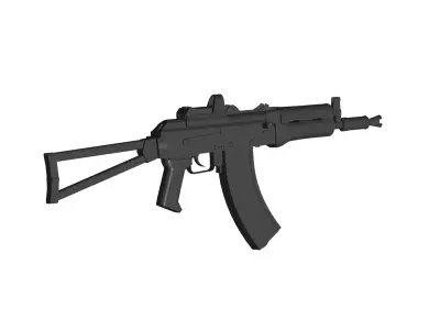 Kalashnikov AKS-74U 3D model