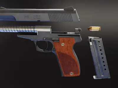 Korriphila HSP 701 Low-poly 3D model