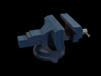 Table Vise Low-poly 3D model purchase